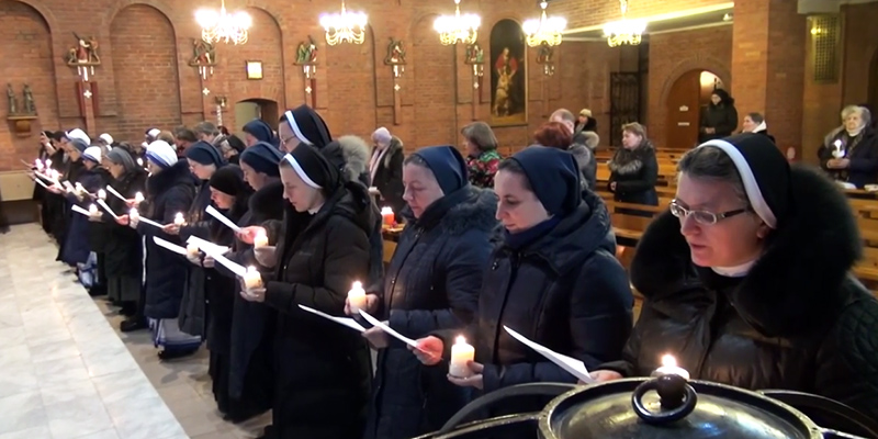 Встреча монахинь в Новосибирске